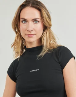 Converse - WORDMARK TOP BLACK< T-shirts & Polos