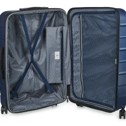 DELSEY PARIS - AIR ARMOUR EXTENSIBLE 4DR 77CM< Valises