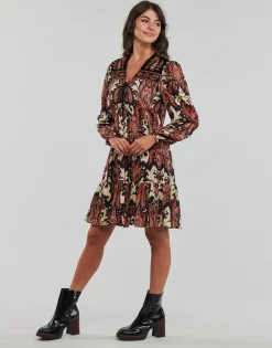 Derhy - AGRIPPINE ROBE Multicolore Discount
