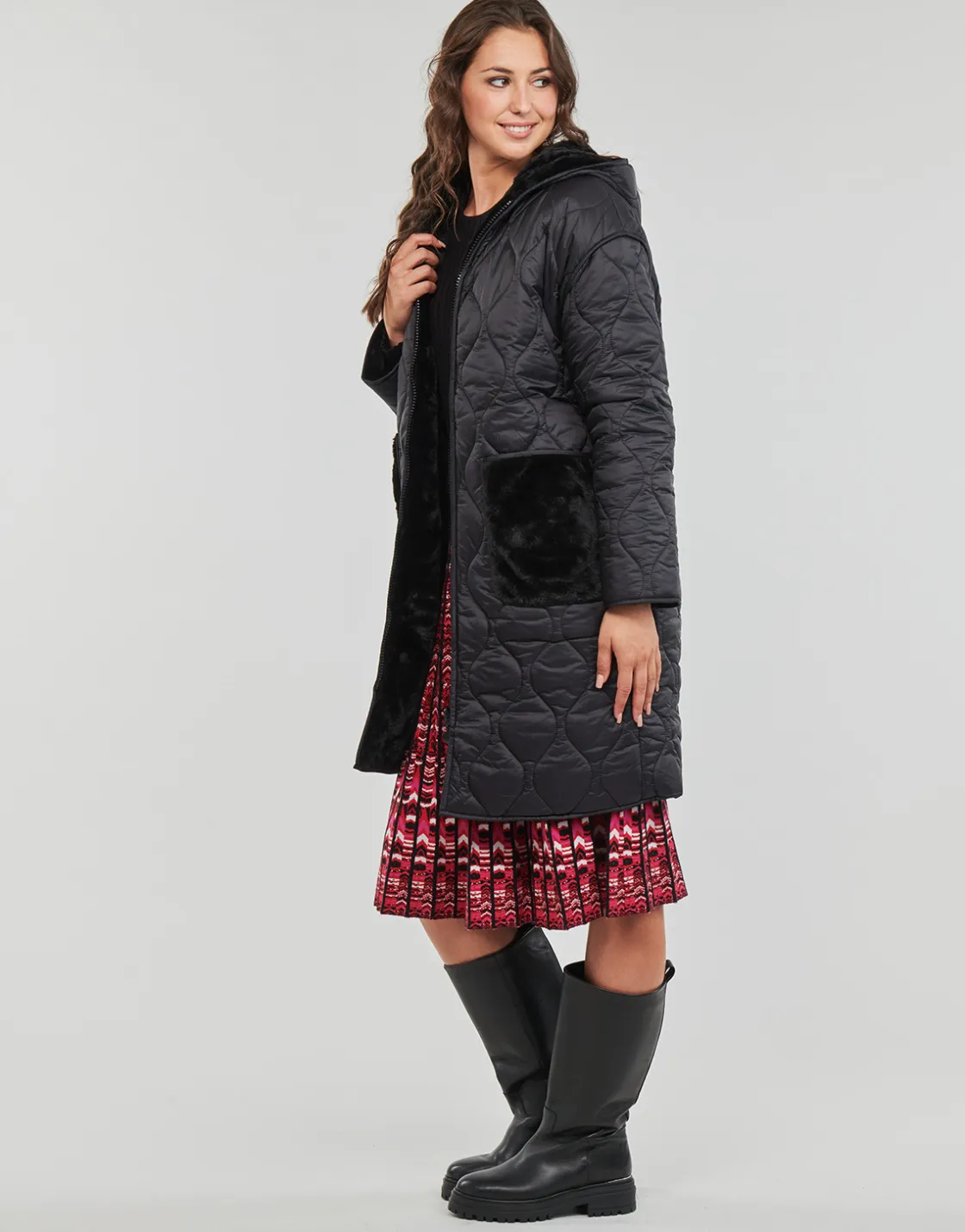 Derhy Manteaux^- FAUSTINE PARKA REVERSIBLE