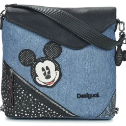 Desigual Sacs À Dos^- BACK MICKEY DENIM EDGE JERSEY MAXI PU