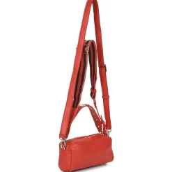 Desigual - BAG HALF LOGO Rouge Discount