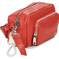 Desigual - BAG HALF LOGO Rouge Discount