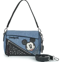 Desigual - BAG MICKEY DENIM EDGE PHUKET MINI NF PU< Sacs À Main