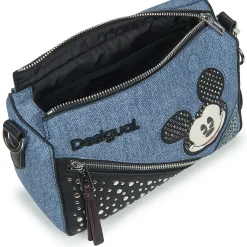 Desigual - BAG MICKEY DENIM EDGE PHUKET MINI NF PU< Sacs À Main
