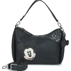 Desigual - BAG MICKEY STUDSTYLE BLACK MAYARI MAXI< Sacs À Main