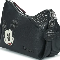 Desigual - BAG MICKEY STUDSTYLE BLACK MAYARI MAXI< Sacs À Main