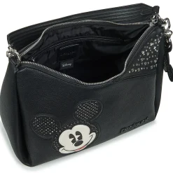 Desigual - BAG MICKEY STUDSTYLE BLACK MAYARI MAXI< Sacs À Main