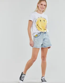 Desigual - DENIM_CAT SMILE BleuClair Discount