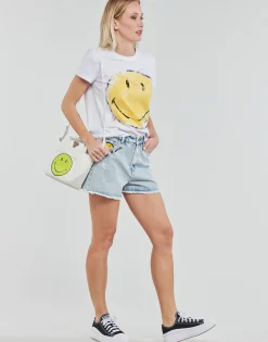 Desigual - DENIM_CAT SMILE BleuClair Discount