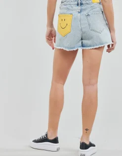 Desigual - DENIM_CAT SMILE BleuClair Discount