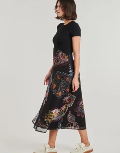 Desigual Robes^- PAISLEY MESH LACROIX