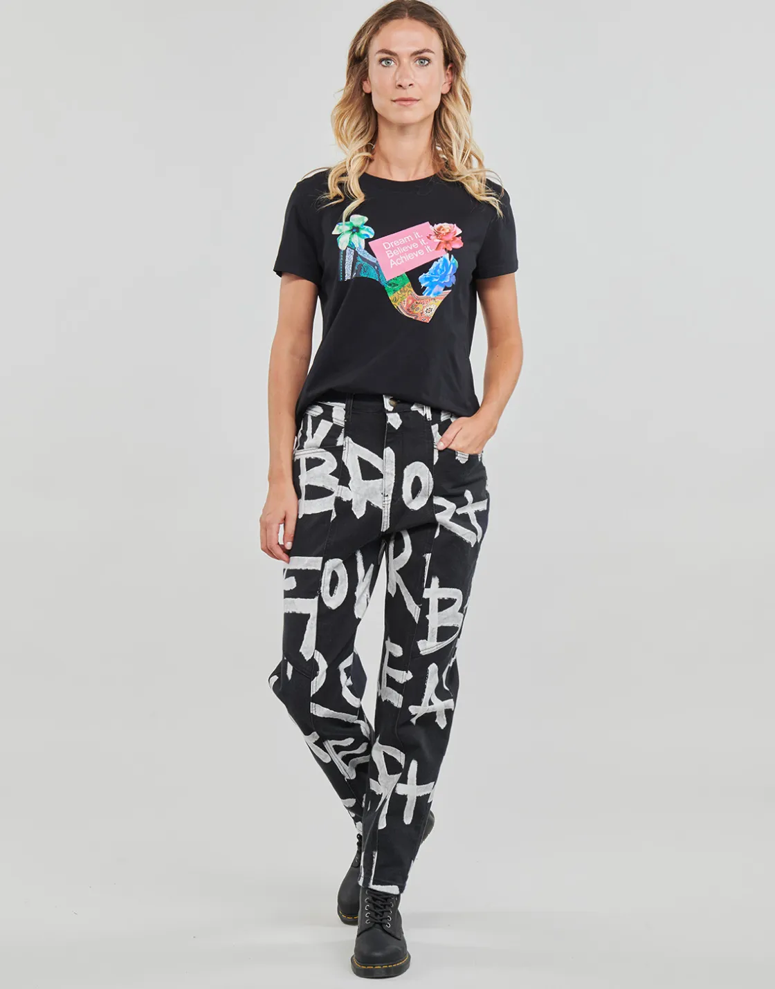 Desigual - PANT_BROCHA< Pantalons