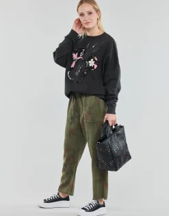 Desigual - PANT_MICKEY CAMO FLOWERS Hot