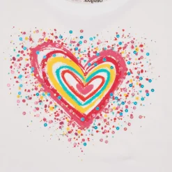 Desigual - TS_HEART< T-shirts & Polos