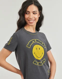 Desigual - TS_MORE SMILEY Gris Online