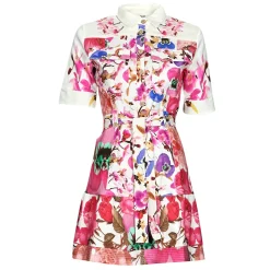Desigual - VEST_BURDEOS< Robes