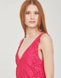 Desigual - VEST_LACE Rose Discount