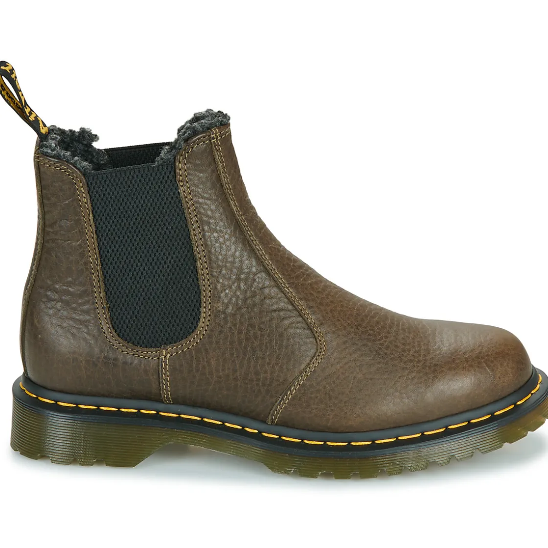 Dr. Martens - 2976 DMS OLIVE GRIZZLY Marron New