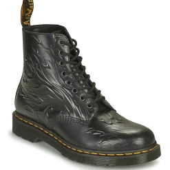 Dr. Martens - 1460 FLAMES Noir Outlet