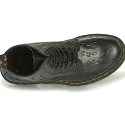 Dr. Martens - 1460 FLAMES Noir Outlet
