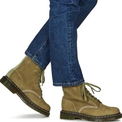 Dr. Martens Bottines / Boots^- 1460 MUTED OLIVE NUBUCK