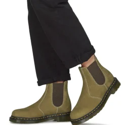 Dr. Martens Bottines / Boots^- 2976 OLIVE THUMBLED NUBUCK