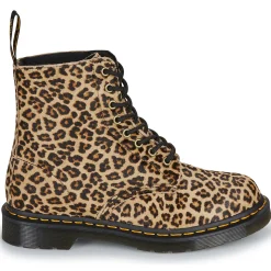 Dr. Martens - 1460 Pascal Light Tan Mini Leopard Spot Hair On Clearance