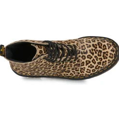 Dr. Martens - 1460 Pascal Light Tan Mini Leopard Spot Hair On Clearance