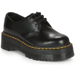 Dr. Martens - 1461 QUAD BLACK POLISHED SMOOTH< Derbies & Richelieu