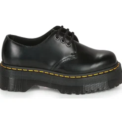 Dr. Martens - 1461 QUAD BLACK POLISHED SMOOTH< Derbies & Richelieu