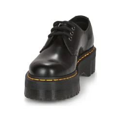 Dr. Martens - 1461 QUAD BLACK POLISHED SMOOTH< Derbies & Richelieu