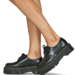 Dr. Martens - 1461 QUAD BLACK POLISHED SMOOTH< Derbies & Richelieu