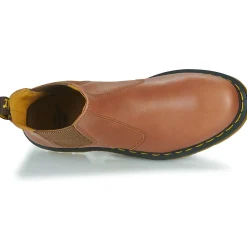 Dr. Martens - 2976 SADDLE TAN CARRARA< Bottines / Boots