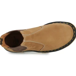 Dr. Martens Bottines / Boots^- 2976 Savannah Tan Tumbled Nubuck+E.H.Suede