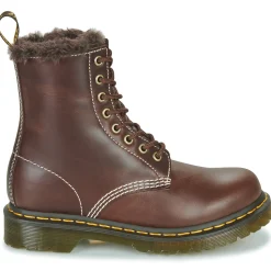 Dr. Martens Bottines / Boots^- 1460 SERENA DARK BROWN CLASSIC PULL UP