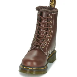 Dr. Martens Bottines / Boots^- 1460 SERENA DARK BROWN CLASSIC PULL UP