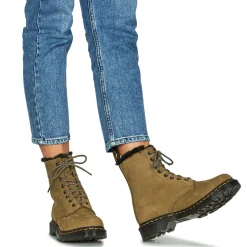 Dr. Martens - 1460 SERENA DMS OLIVE< Bottines / Boots