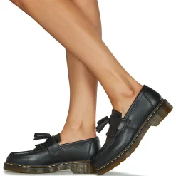 Dr. Martens - ADRIAN YS BLACK SMOOTH< Mocassins & Chaussures Bateau