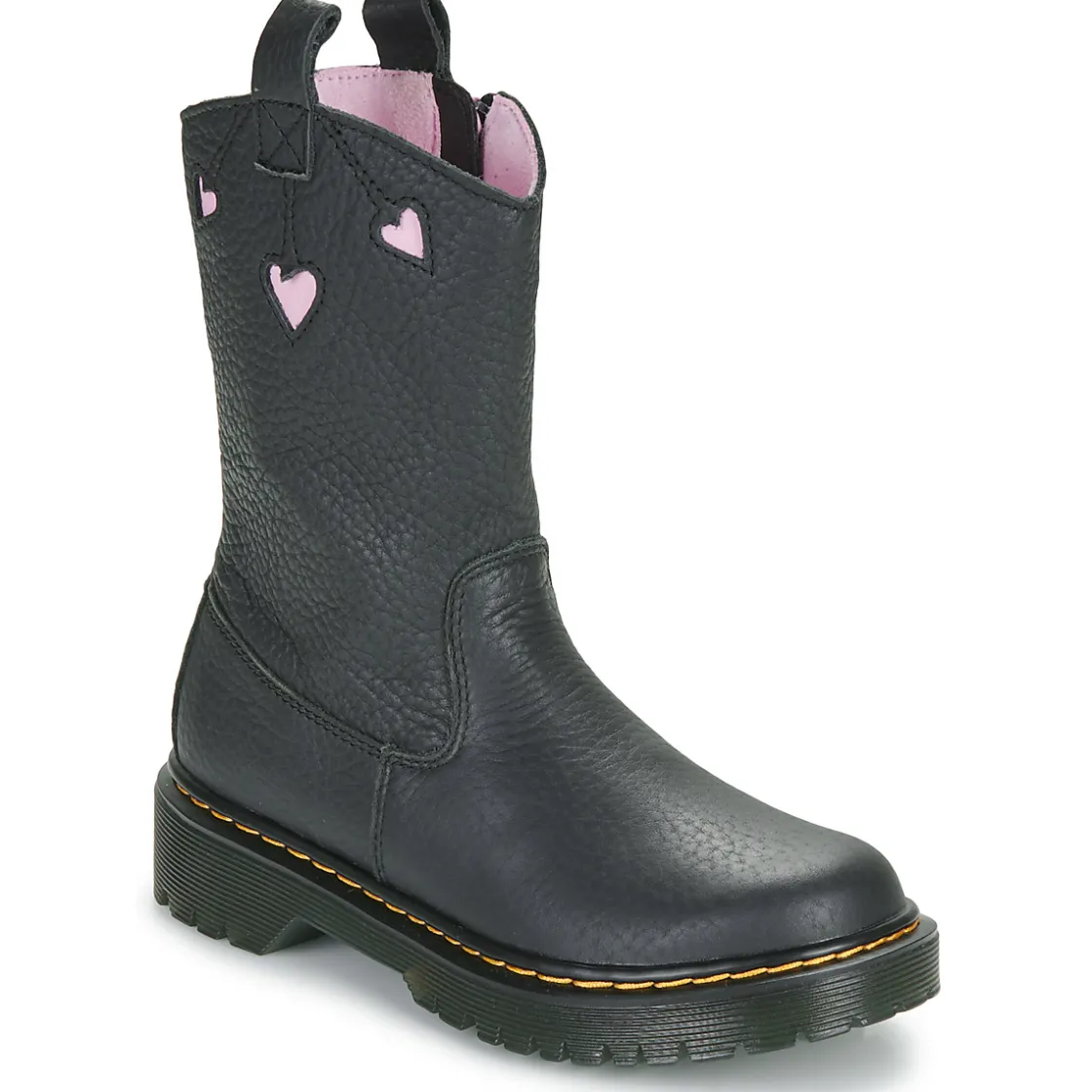 Dr. Martens - Bex Heart P-O Boot J Black Classic Nappa< Bottines / Boots