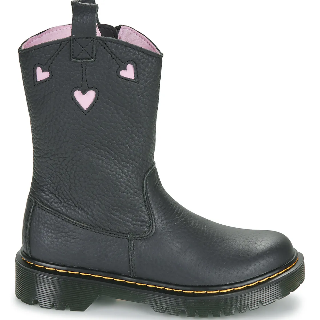 Dr. Martens - Bex Heart P-O Boot J Black Classic Nappa< Bottines / Boots