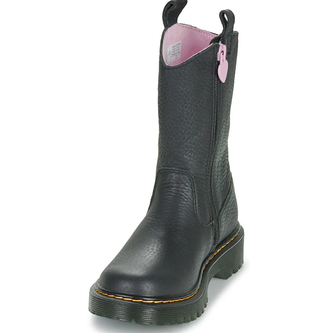 Dr. Martens - Bex Heart P-O Boot J Black Classic Nappa< Bottines / Boots