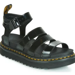 Dr. Martens - BLAIRE BLACK PATENT LAMPER< Sandales Et Nu-pieds