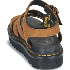 Dr. Martens - Blaire Desert Brown Tumbled Nubuck< Sandales Et Nu-pieds