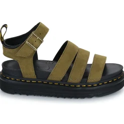 Dr. Martens - Blaire Muted Olive Tumbled Nubuck< Sandales Et Nu-pieds