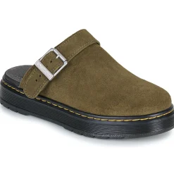 Dr. Martens - Brookline Mule DMs Olive Bronx Suede Kaki Sale