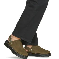 Dr. Martens - Brookline Mule DMs Olive Bronx Suede Kaki Sale