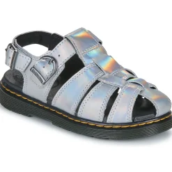 Dr. Martens - Caarys J Silver Lazer Reflective Metallic< Sandales Et Nu-pieds