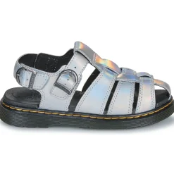 Dr. Martens - Caarys J Silver Lazer Reflective Metallic< Sandales Et Nu-pieds