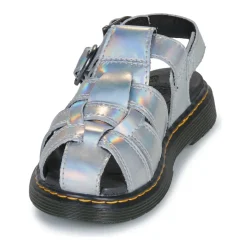 Dr. Martens - Caarys J Silver Lazer Reflective Metallic< Sandales Et Nu-pieds